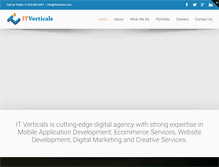 Tablet Screenshot of itverticals.com